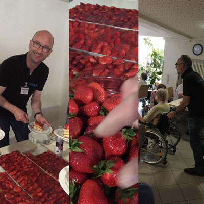 Erdbeerfest für Senioren mit tradition-ES
